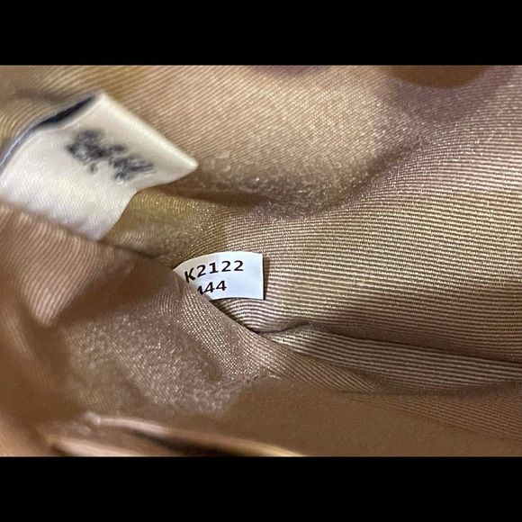 NWT COACH C7444 Boxed Dempsey Corner Zip Jacquard With Coach Patch Stripe - Picture 7 of 14